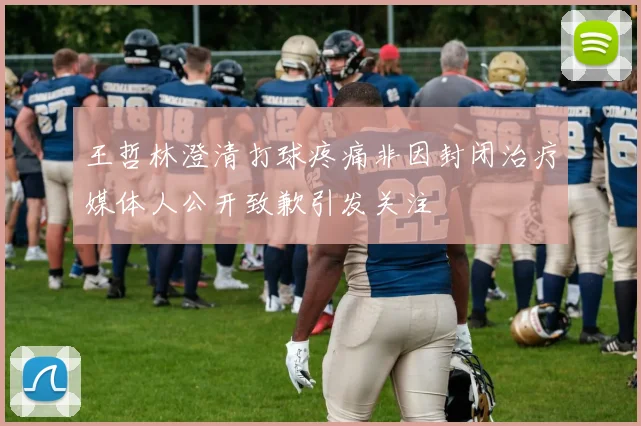 王哲林澄清打球疼痛非因封闭治疗媒体人公开致歉引发关注